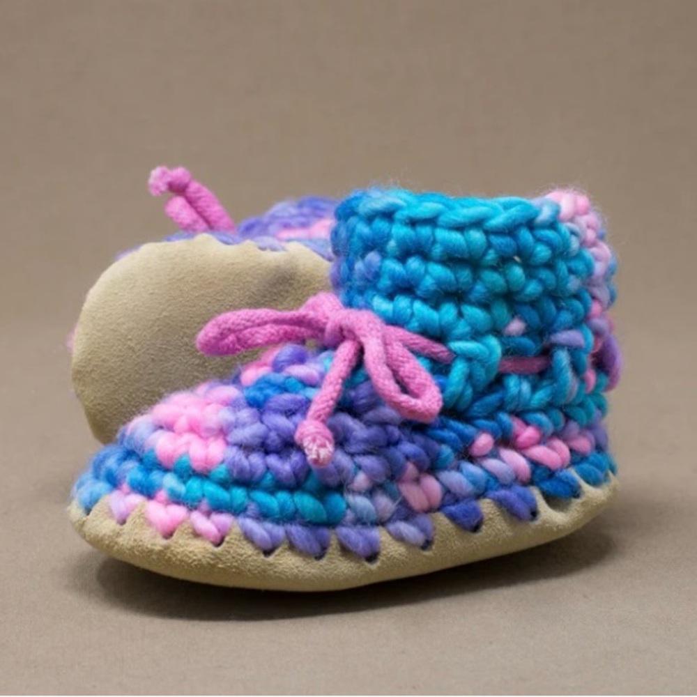 Padraig Colorful Knitted Toddler Slippers